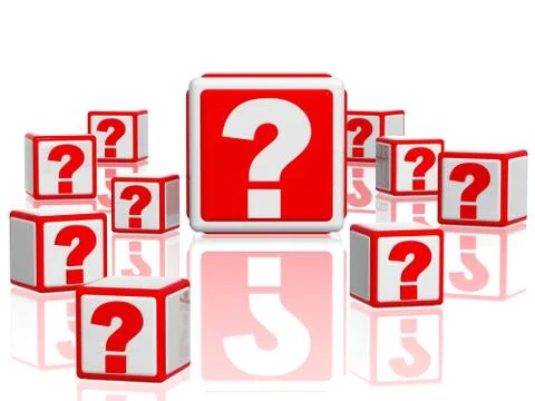 Question signs Stock Illustration