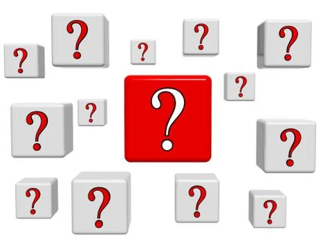 Question signs Stock Illustration