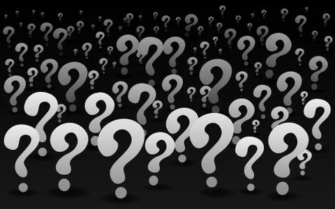 Question signs When word, FAQ  help. problem solve 스톡 일러스트