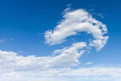 The question in the sky Stock Photos