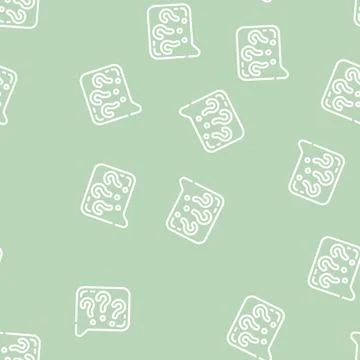 Question speak line vector seamless pattern 스톡 일러스트