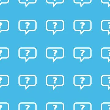 Question straight pattern Stock Illustration