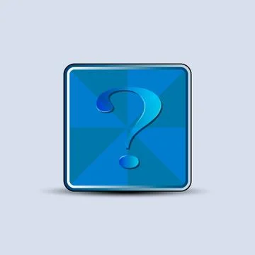Question tag symbol Stock Illustration