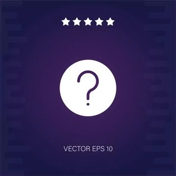 Question vector icon Stock Illustration