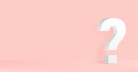 Question vector illustration. High detailed 3D font character '?', vector Stock Illustration