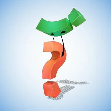 Question win Illustrazione stock