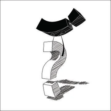 Question win Illustrazione stock