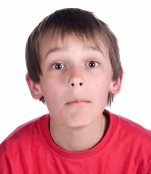 Questioning boy Stock Photos