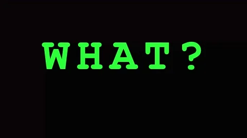 Questioning concept with repeating text and graphic element in digital comm.. Vídeo Stock 343408141