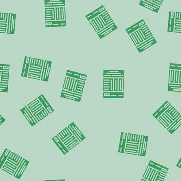 Questionnaire list glyph vector seamless pattern Stock Illustration