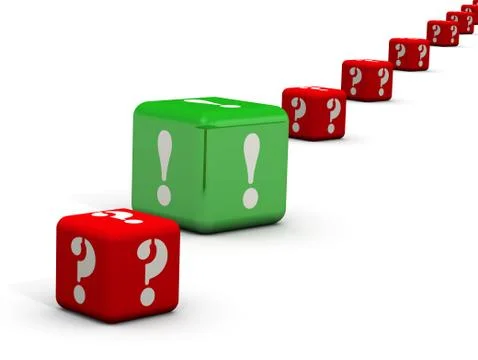 Questions and answer Stock Illustration