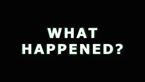Questions appearing on black background with spotlight effect creating suspen Video stock 344032262