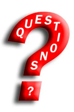 Questions Concept Embedded In A Question Mark Stock Illustration