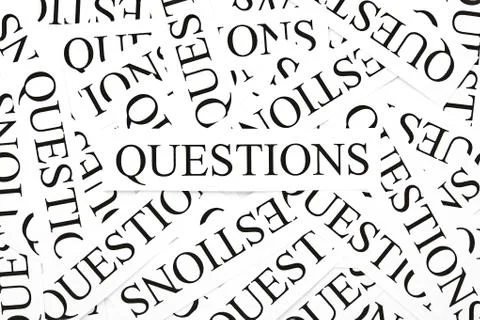 Questions concept Stock Photos