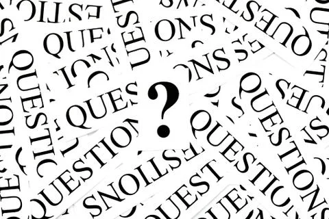 Questions concept Stock Photos