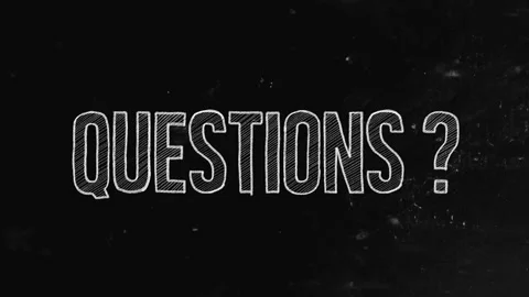 Questions concept written on blackboard Stock Footage 146719053