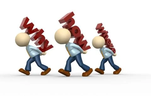 Questions Stock Illustration