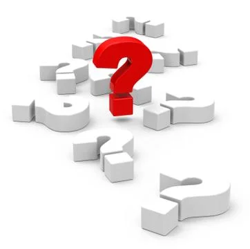 The questions Stock Illustration