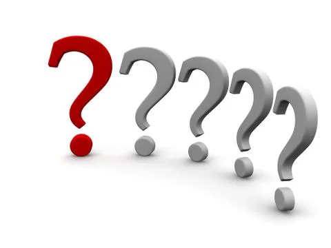 Questions Stock Illustration