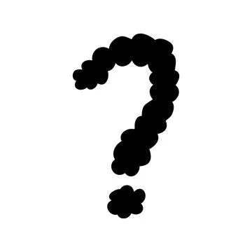 Questions marks. Hand drawn doodle ask sign set. Vector Who Why FAQ symbol Stockillustratie