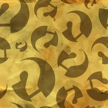 Questions. Seamless pattern. Questions. Seamless abstract background. Abst... Stock Photos
