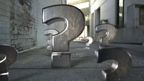 Questions in the street Stock Footage 83794469