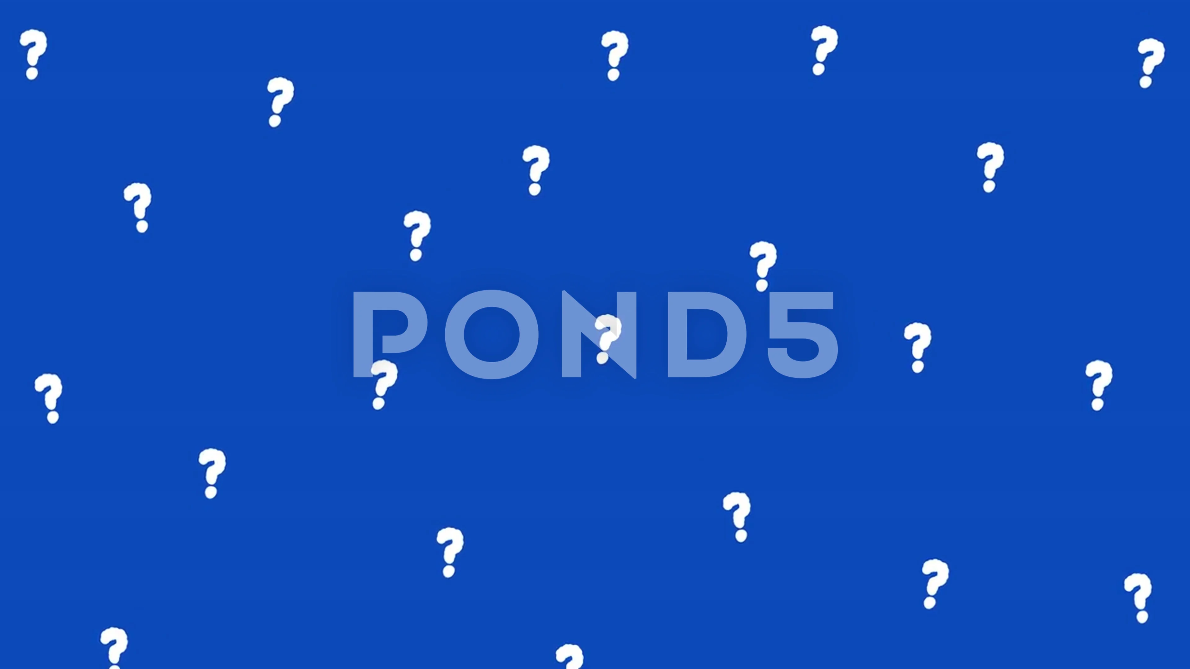 question marks background blue
