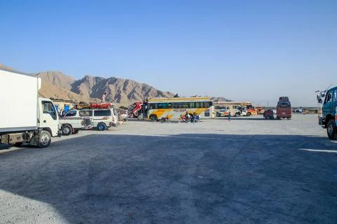 Quetta Bus stop Stock Photos