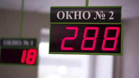 Queue display 01 HD Stock Footage 47649871