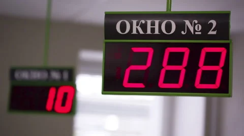 Queue display 03 HD Stock Footage 47674860