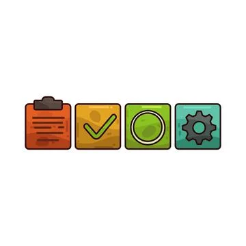 Queue illustration Stock Illustration