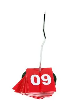 Queue number nine Stock Photos