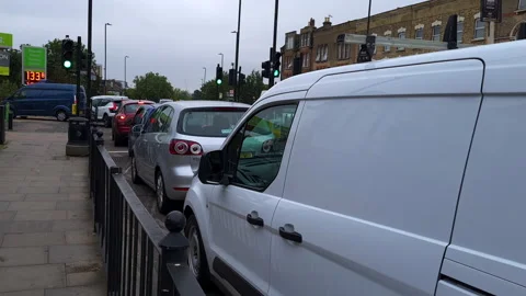 Queuing for fuel. Stock Footage 161625497