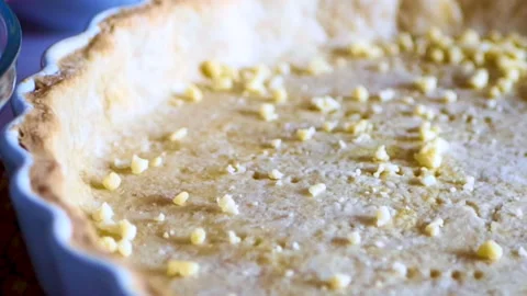 Quiche pie Stock Footage 165237918