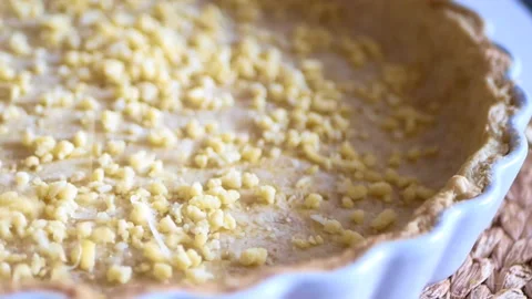 Quiche pie Stock Footage 165237959