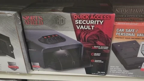 Quick Access Security Vault Product Safe | Stock Video | Pond5