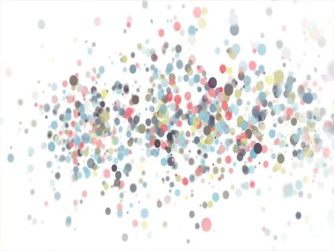 Quick and Colorful Bokehs on White Background 스톡 동영상 73619217