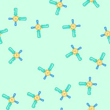 Quick assembly product label caution vector seamless pattern Ilustración de archivo