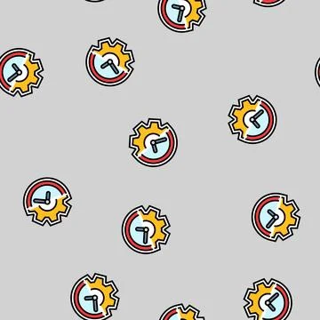 Quick assembly vector seamless pattern Stock Illustration