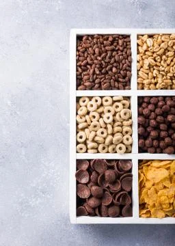 Quick breakfast cereals Foto stock