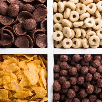 Quick breakfast cereals Stock Photos