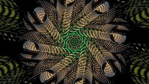 Quick change of abstract patterns Stock Footage 171109449