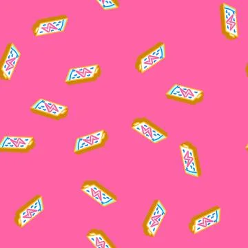 Quick charge technology isometric icon seamless pattern Stock Illustration