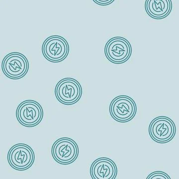 Quick charge technology line seamless pattern Stock Illustration