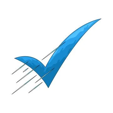 Quick check illustration Illustrazione stock
