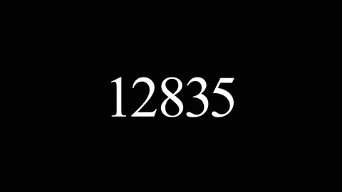 Quick digital count, fifty thousand, from zero, on a black background Stock Footage 169655473