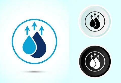 Quick dry icon design illustration. Fast dry cleaning service sign Stock Illustration