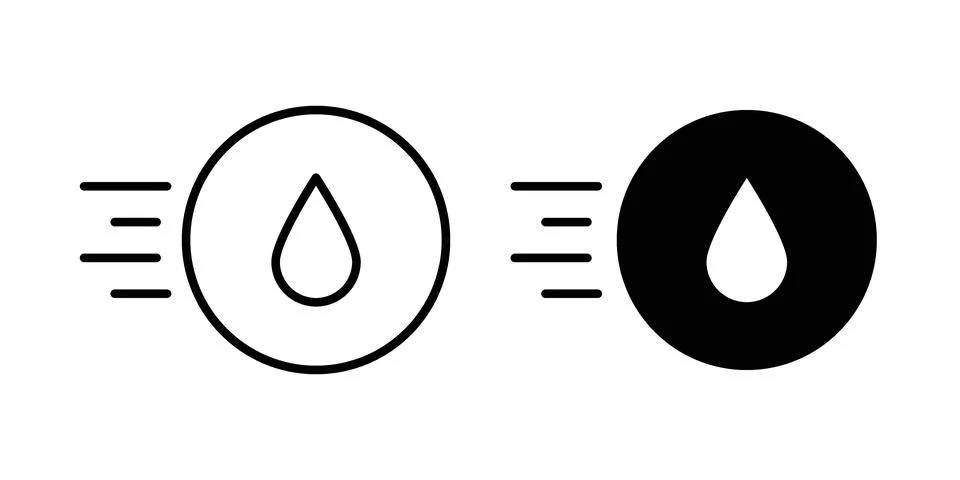 Quick dry icon set, collection of vector icons Stockillustratie