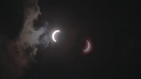 Quick Eclipse - RAW Stock Footage 84194315