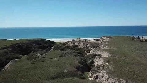 Quick erosion of sandy shore 스톡 동영상 170216542